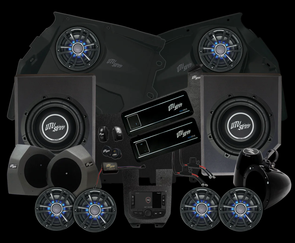 UTV Stereo CAN-AM® X3 SIGNATURE SERIES STAGE 7 STEREO KIT | UTVS-X3-S7 ...