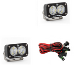 Load image into Gallery viewer, S2 Sport Black LED Auxiliary Light Pod Pair

