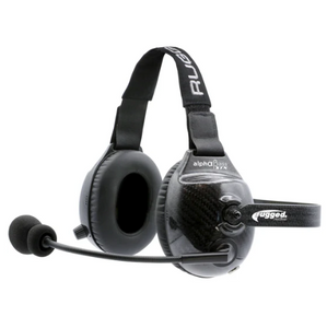 AlphaBass Carbon Fiber Stereo Headset with Bass Boost and Volume Control (OTH and BTH)