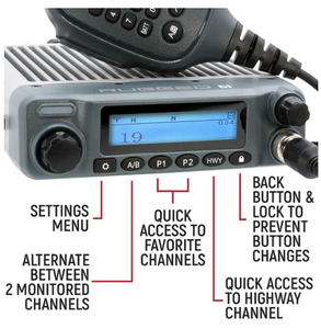 Radio Kit - G1 ADVENTURE SERIES Waterproof GMRS Mobile Radio with Antenna