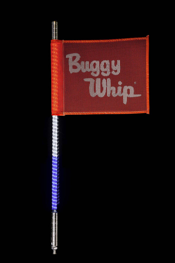 Buggy Whip Red White & Blue LED Whip