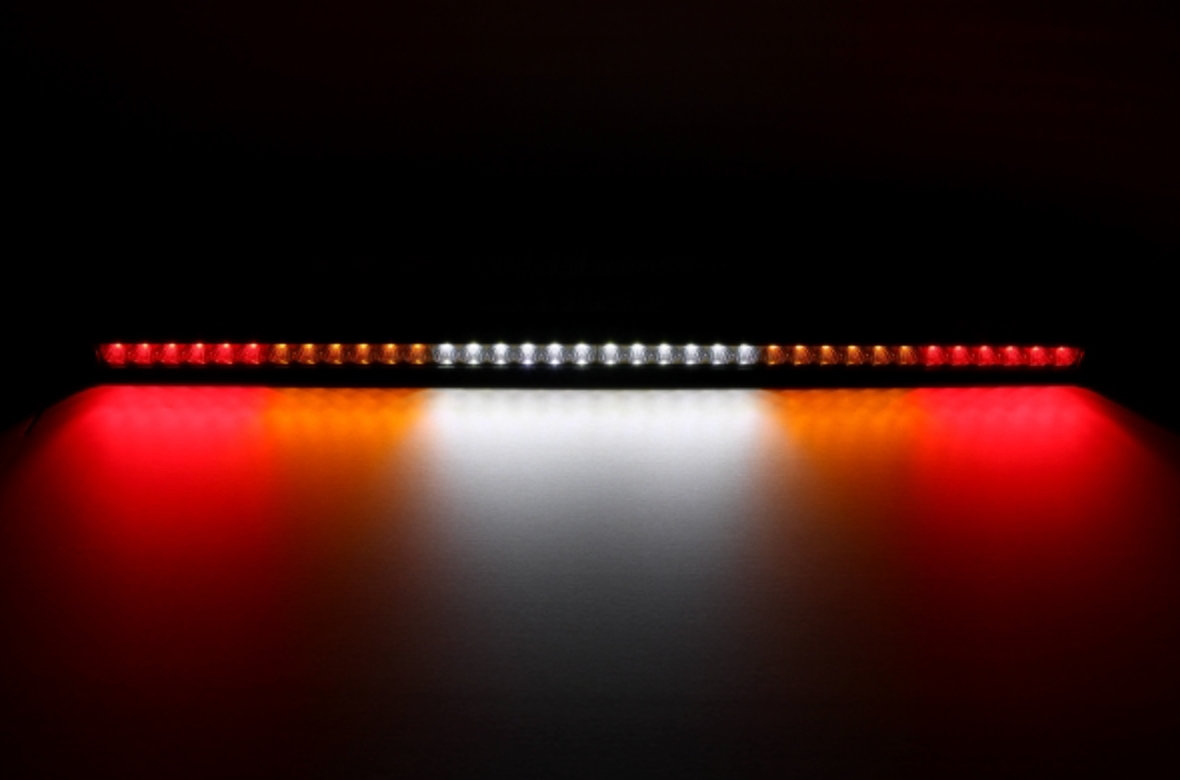 Rear Chase Light 36″ LED Light Bar – San Felipe V3 Dual Function (Amber/White)