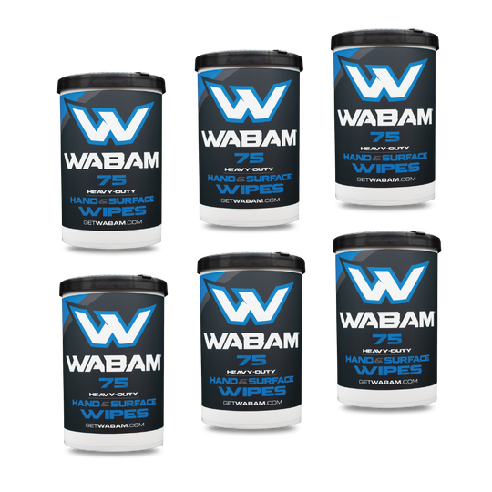 WAMAB Wet Wipes 75CT (6 containers)